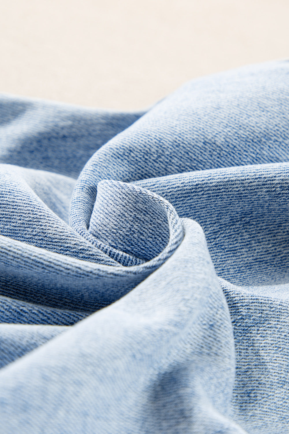 Beau Blue Light Wash Distressed Straight Jeans